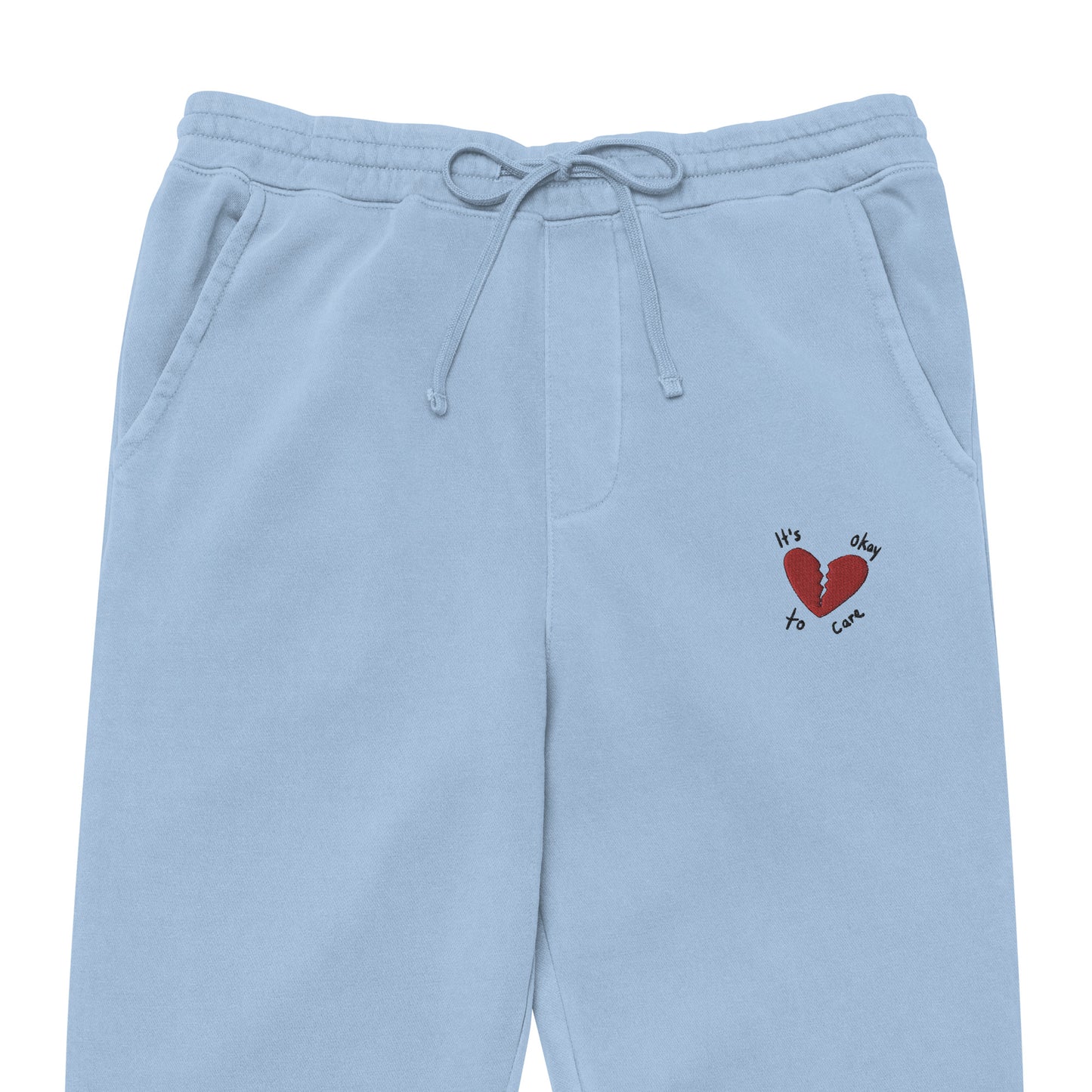 It's Okay To Care | Sweatpants (Baby Blue)