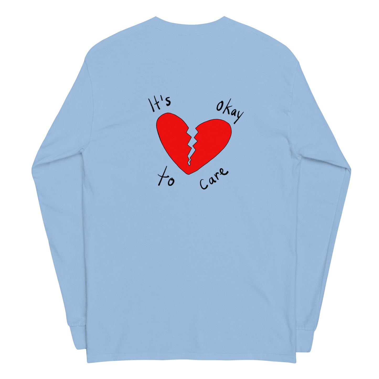 It's Okay To Care | Long Sleeve (Blue)