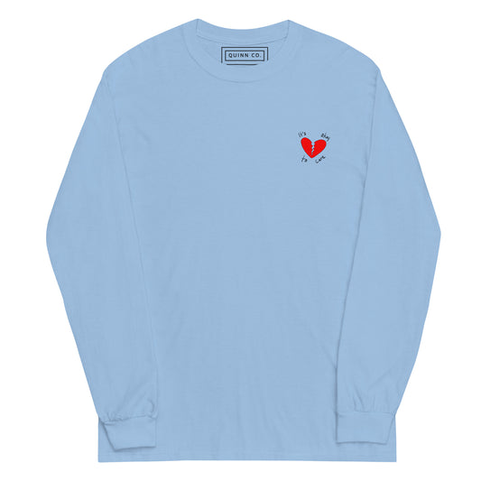 It's Okay To Care | Long Sleeve (Blue)