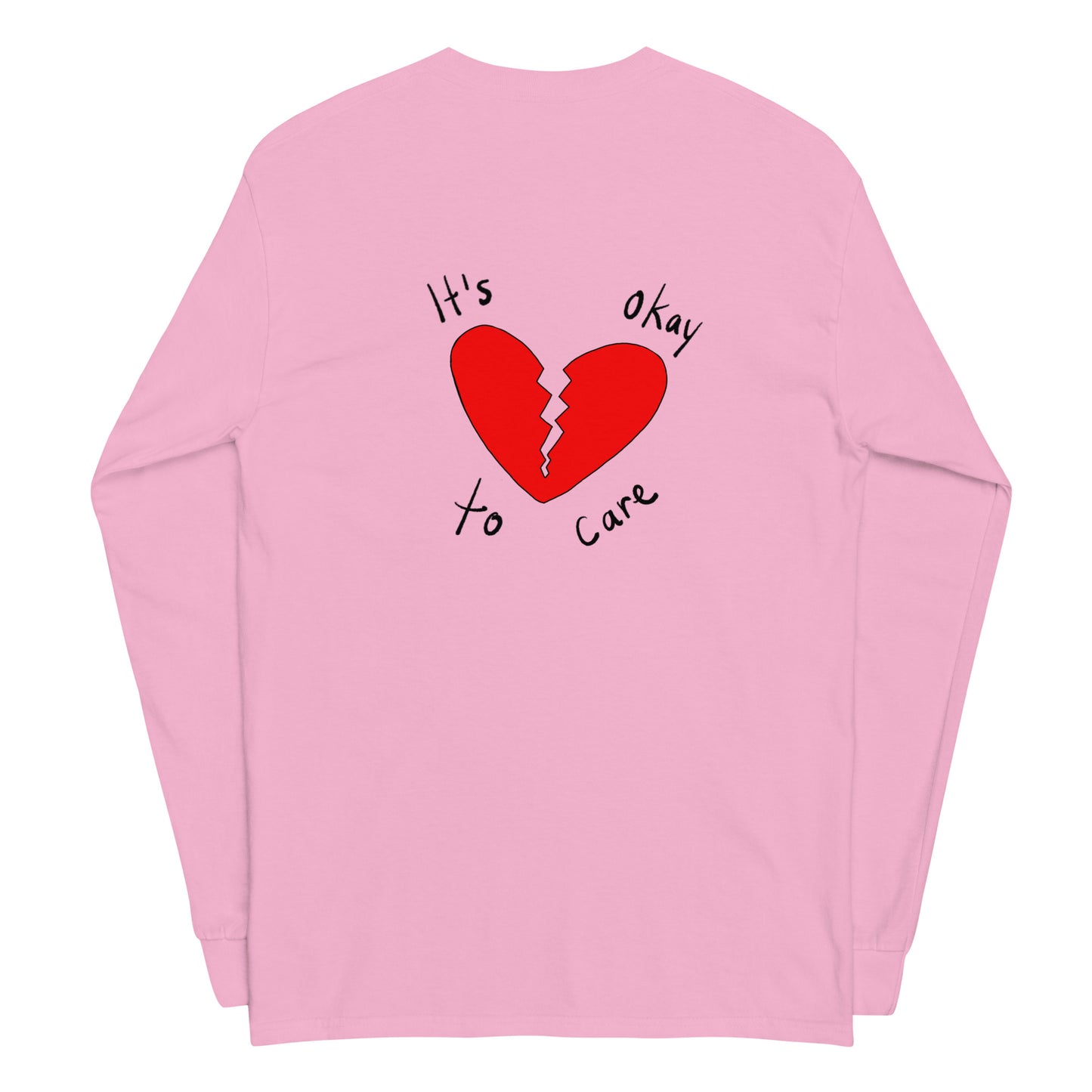 It's Okay To Care | Long Sleeve (Pink)