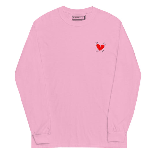 It's Okay To Care | Long Sleeve (Pink)