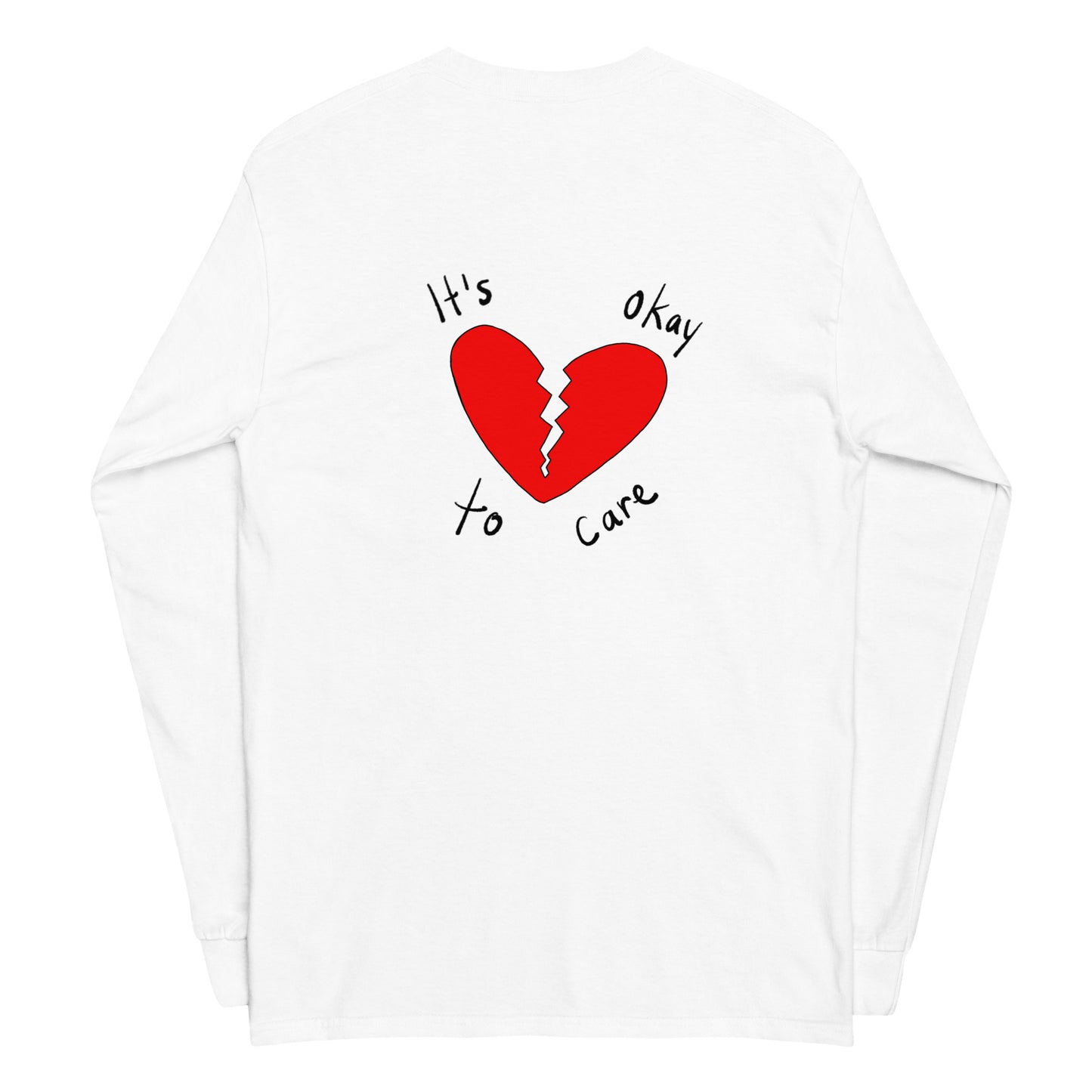 It's Okay To Care | Long Sleeve (White)