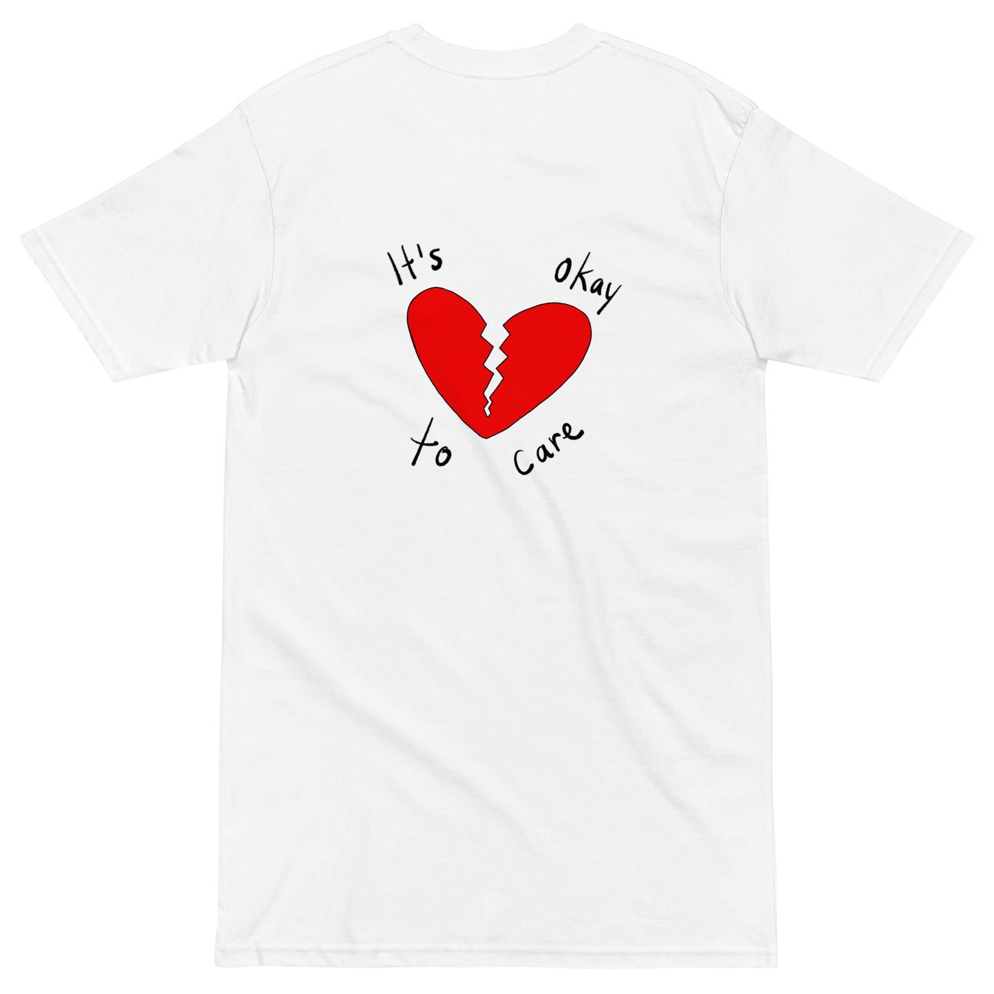 It's Okay To Care | Tee (White)