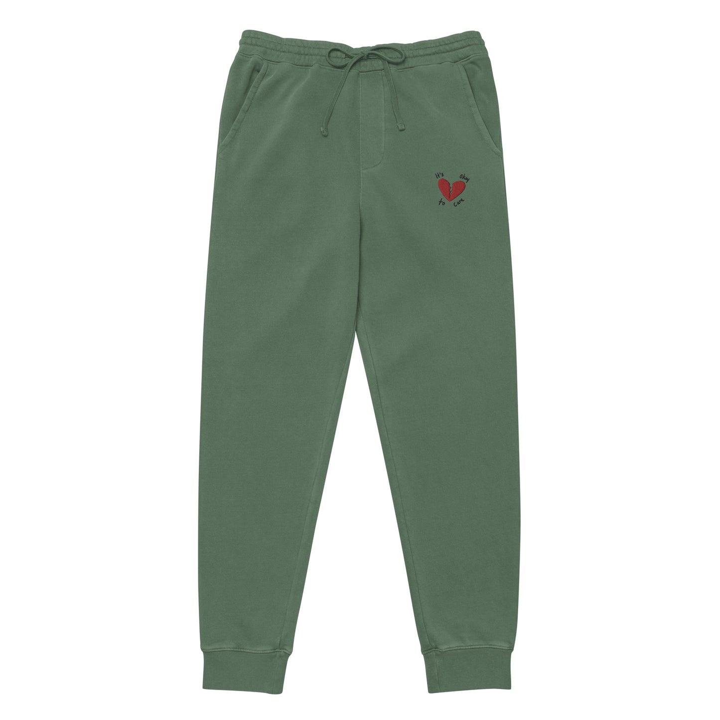 It's Okay To Care | Sweatpants (Green)