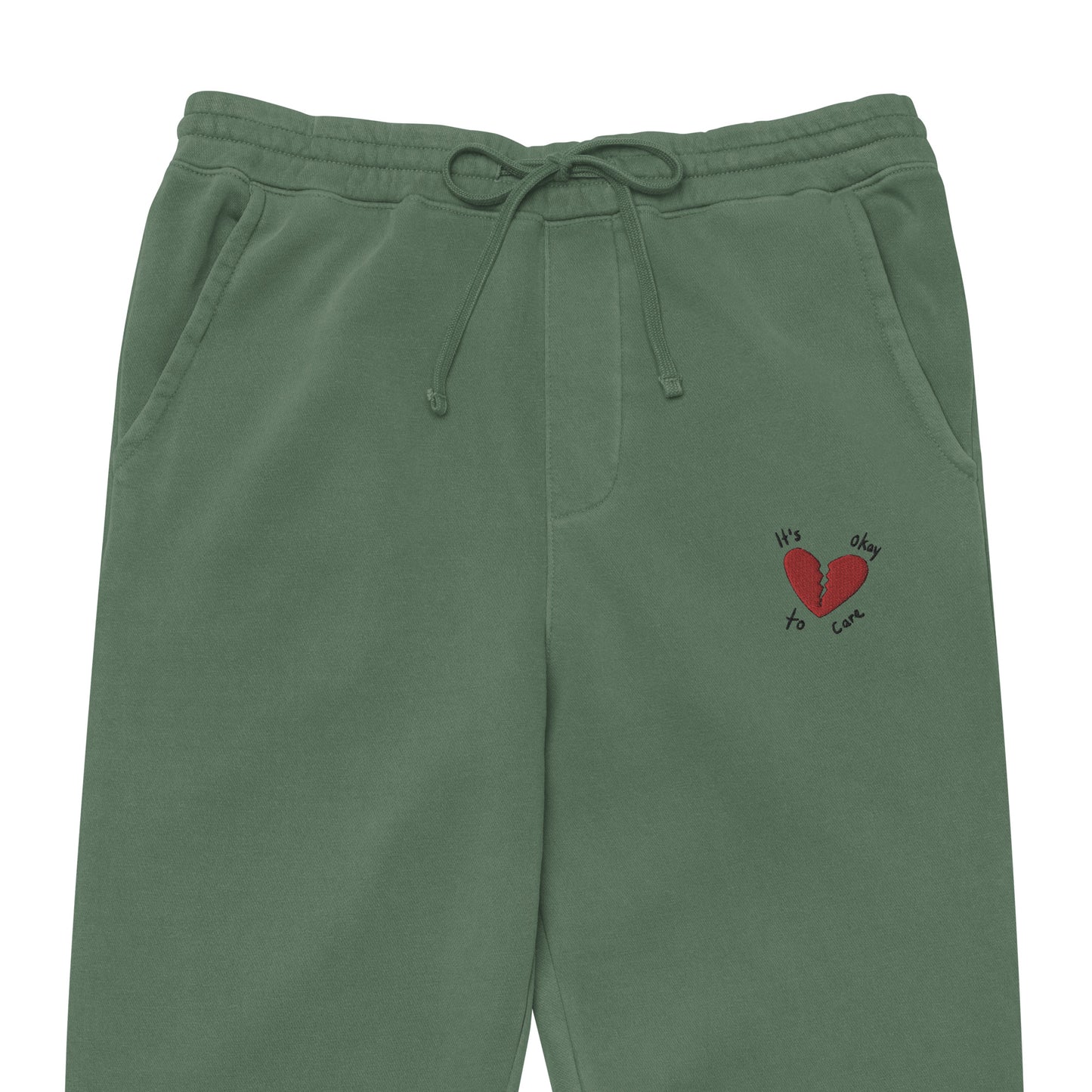 It's Okay To Care | Sweatpants (Green)