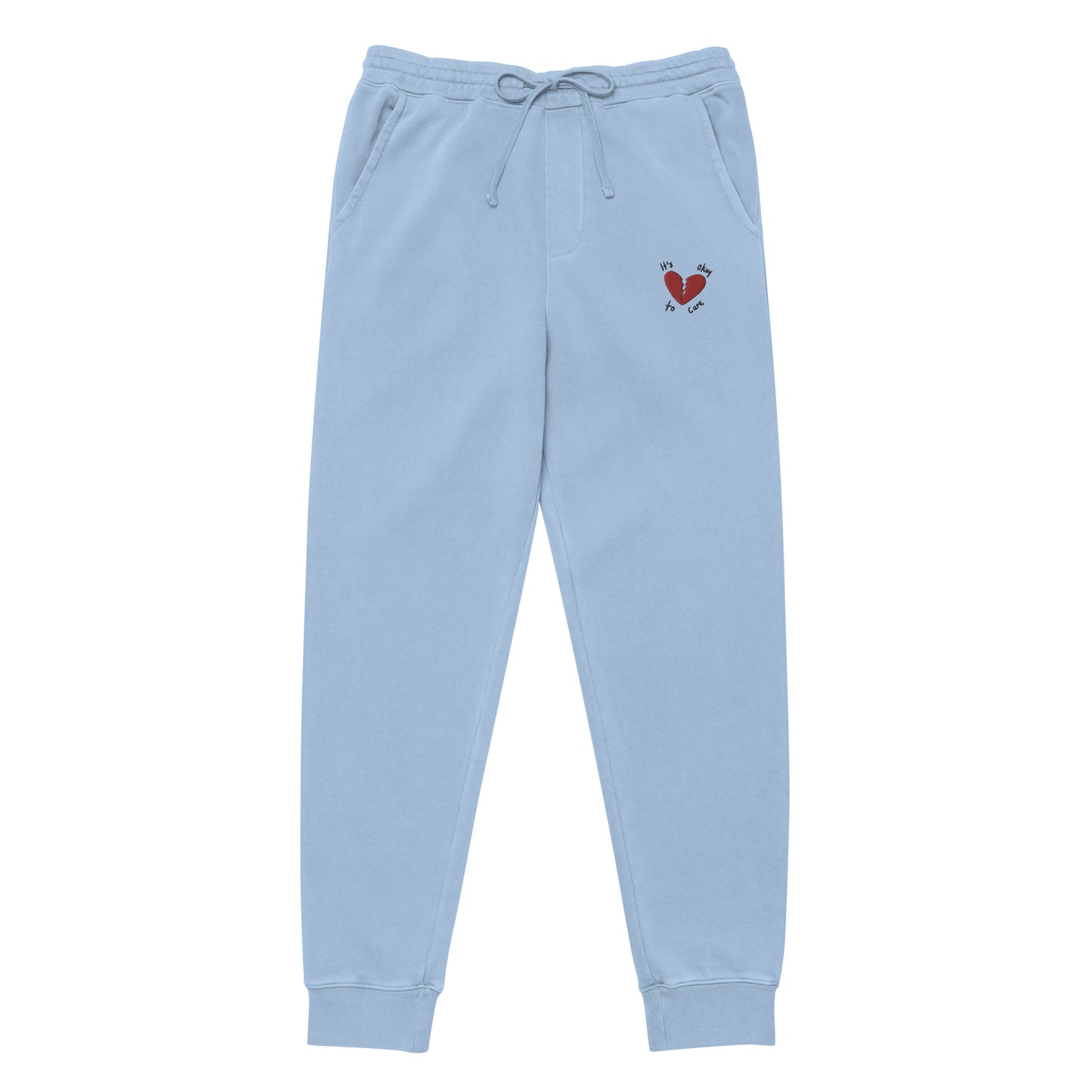 It's Okay To Care | Sweatpants (Baby Blue)